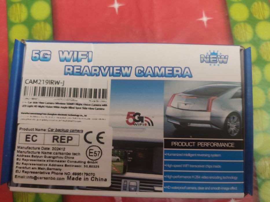 Камера заднього огляду автомобіля wifi