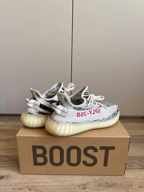 nowy adidas YeezyBoost 350V2 Zebra Trampki Moda R.41