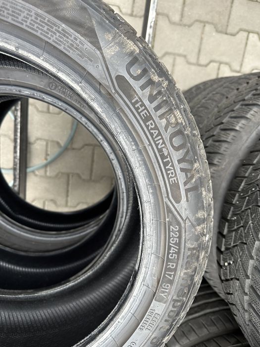 225/45r17 uniroyal jak nowe 2022-23 lato