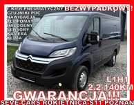 Citroën JUMPER L1H1, 140km, klima,tempomat, navi, kamera czujniki pdc, sensory  L1H1, GWARANCJA,ŁADOWNOŚĆ 1.4KG,140km,klima,navi,kamera,tempomat,pdc