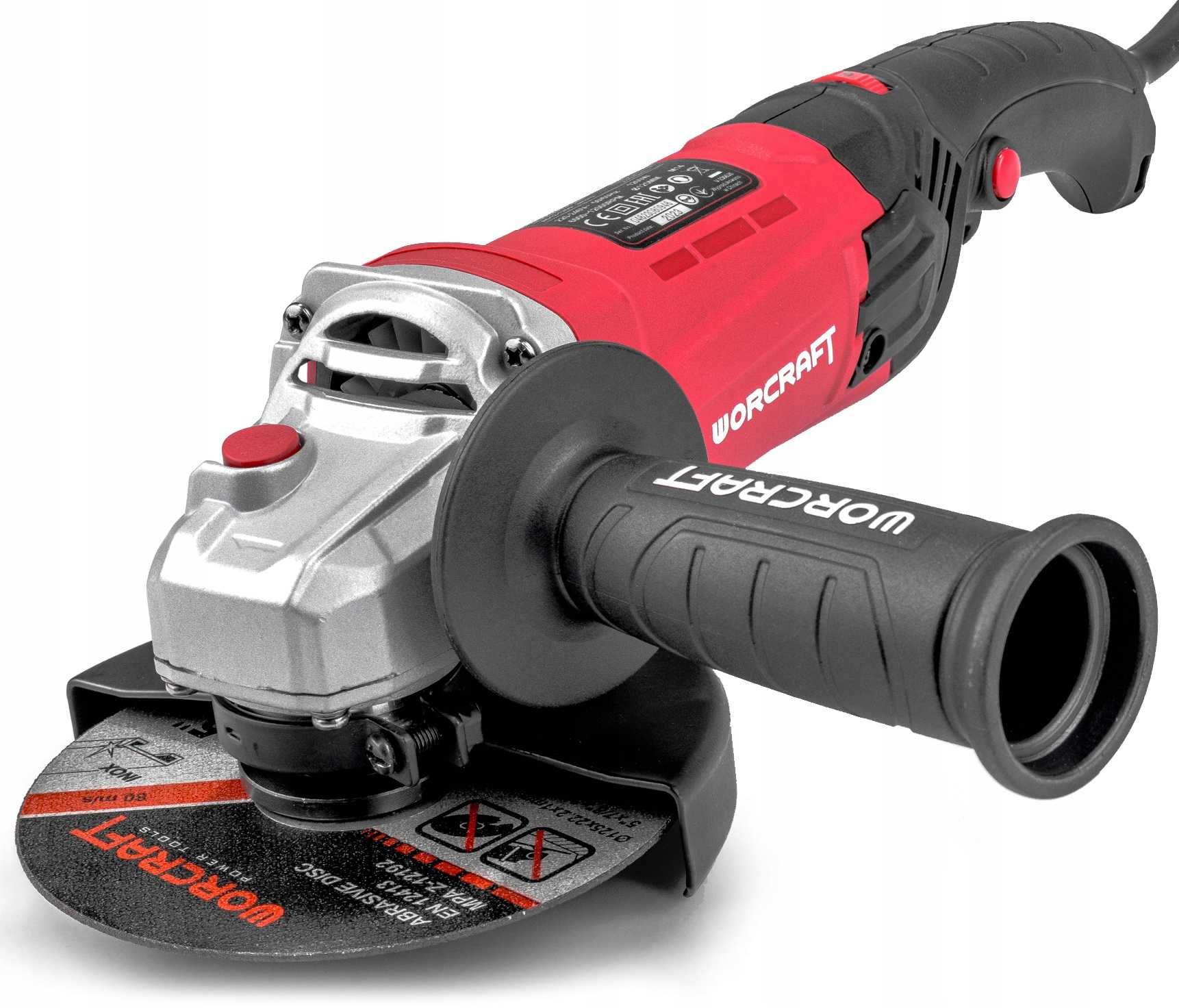 Nowa Szlifierka kątowa Kątówka Mocna Worcraft 1200 W 230 V