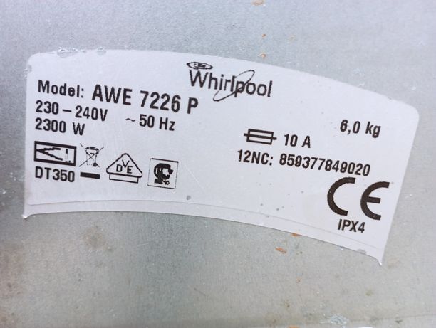 Пральна машина Whirpool AWE 7226 P запчастини