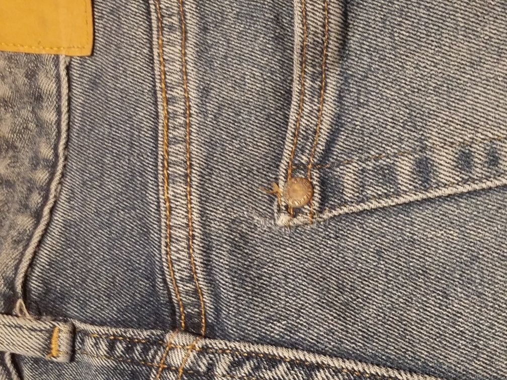Spodenki jensowe H&M 34W z elastanem