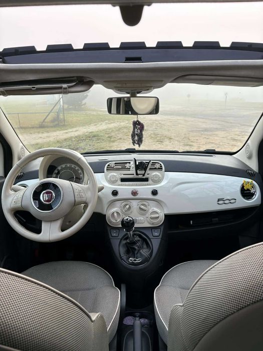 Fiat 500*Biały*Zadbany*Szyberdach*Klima