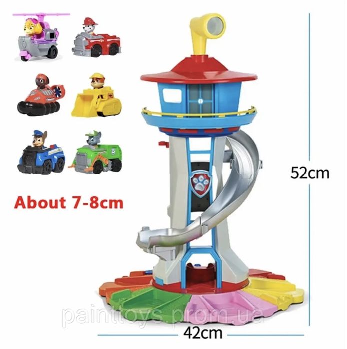 База щенячий патруль 52 см +9 +12героів