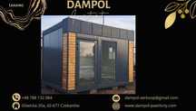 Pawilon 400x300 LEASING-stróżówka, sanitarny, kiosk,portiernia,gastro.