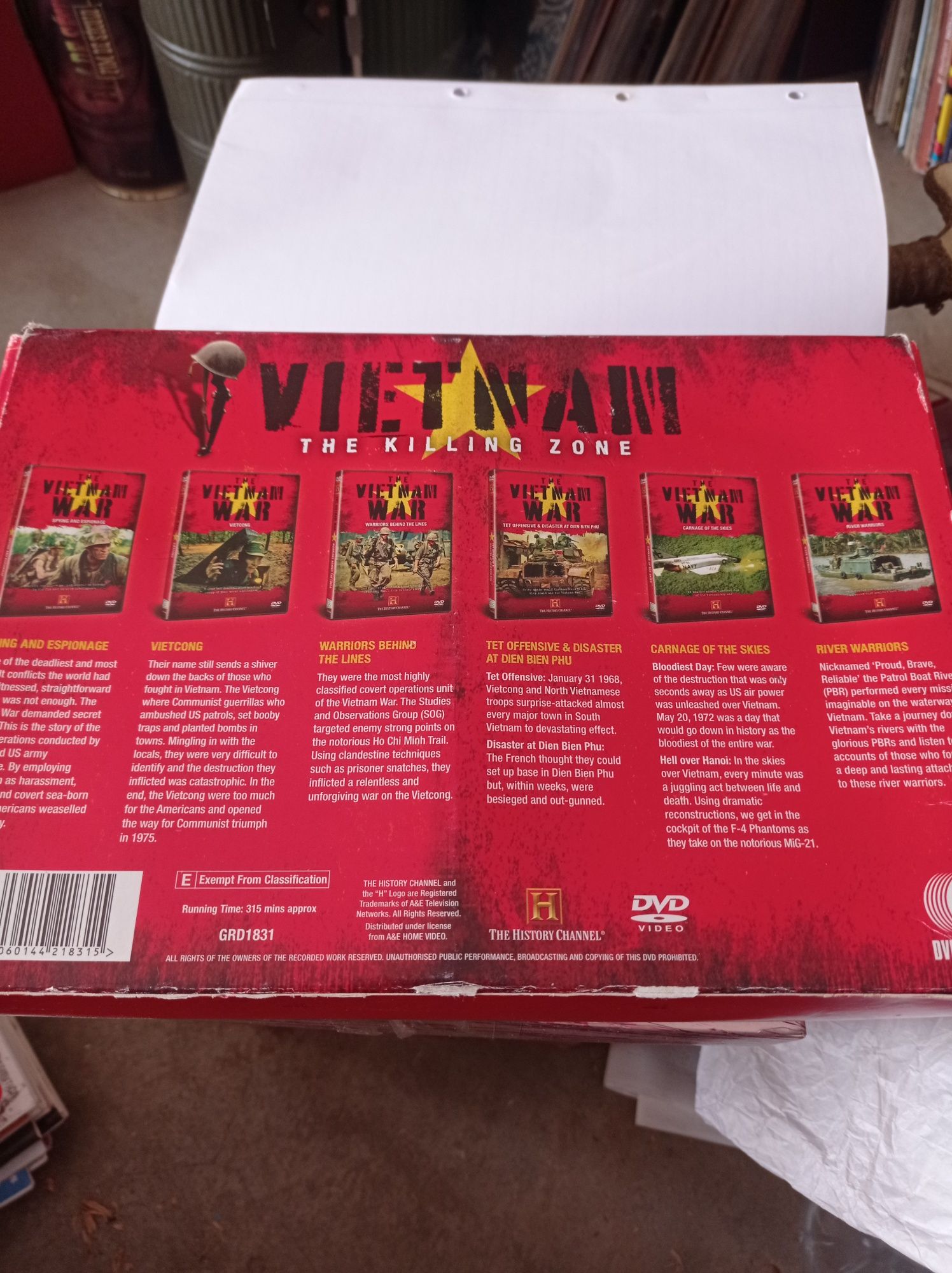 DVD Vietnã war de history Chanel em português