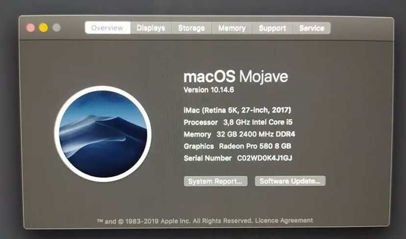 Płyta główna do iMac 27 I5 A2115 (2017)