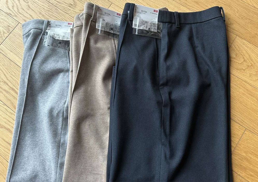 Брюки Uniqlo Soft Velours Jersey у двох  кольорах