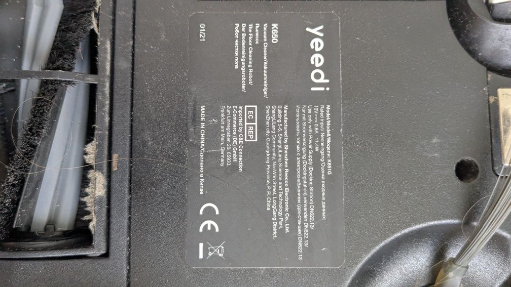 Robot odkurzający, odkurzacz elektryczny yeedi k650