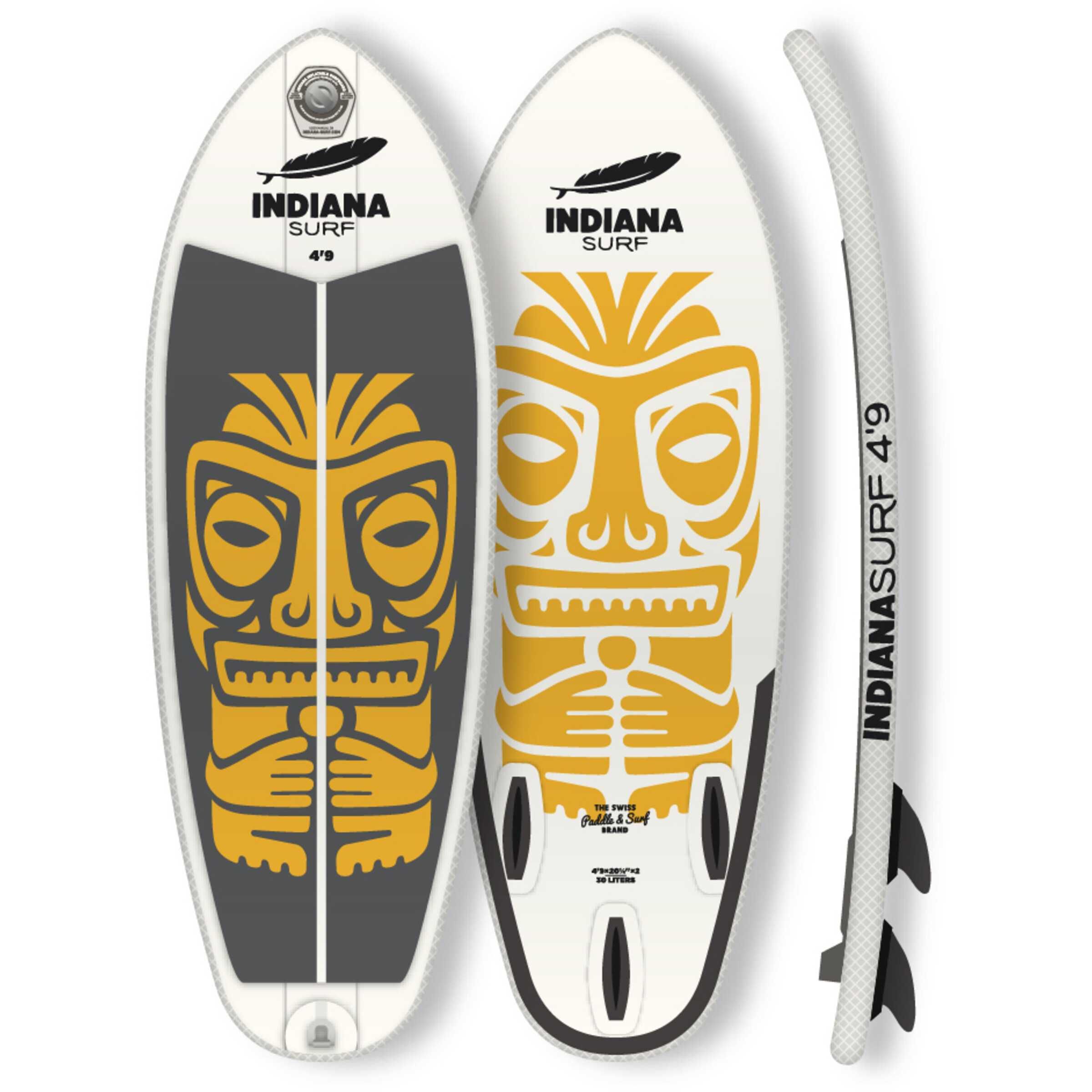 WYPRZEDAŻ z 2999zł NOWY * SUP pompowany INDIANA SURF 4'9 * Zestaw