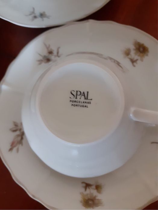 Serviço chá SPAL antigo - conjunto 12 chávenas
