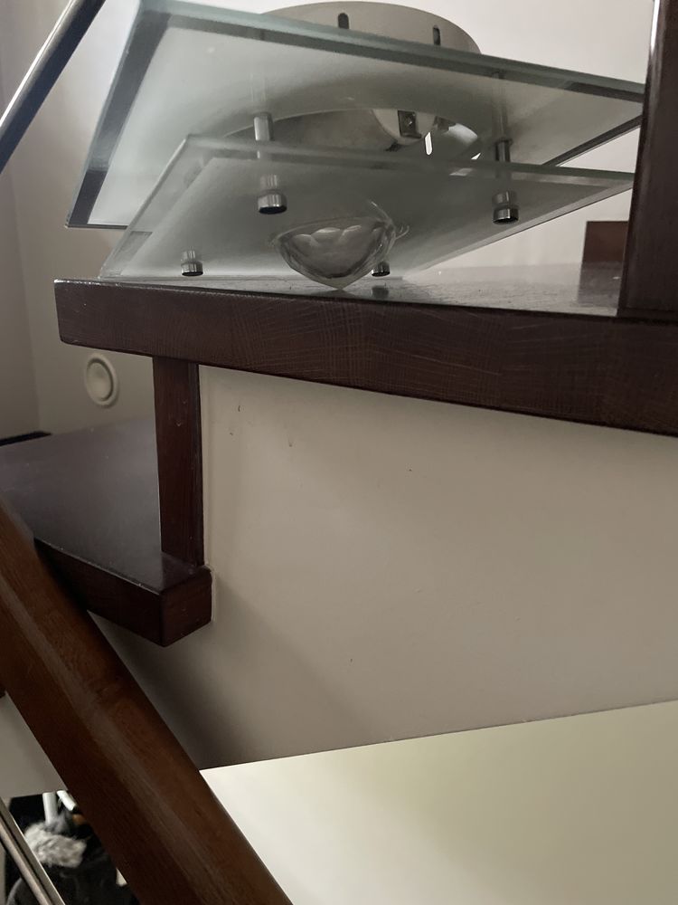 Lampa sufitowa plafon kwadrat z lustrzaną ramką