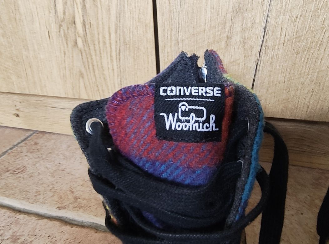 Converse Woolrich wełniane trampki zimowe