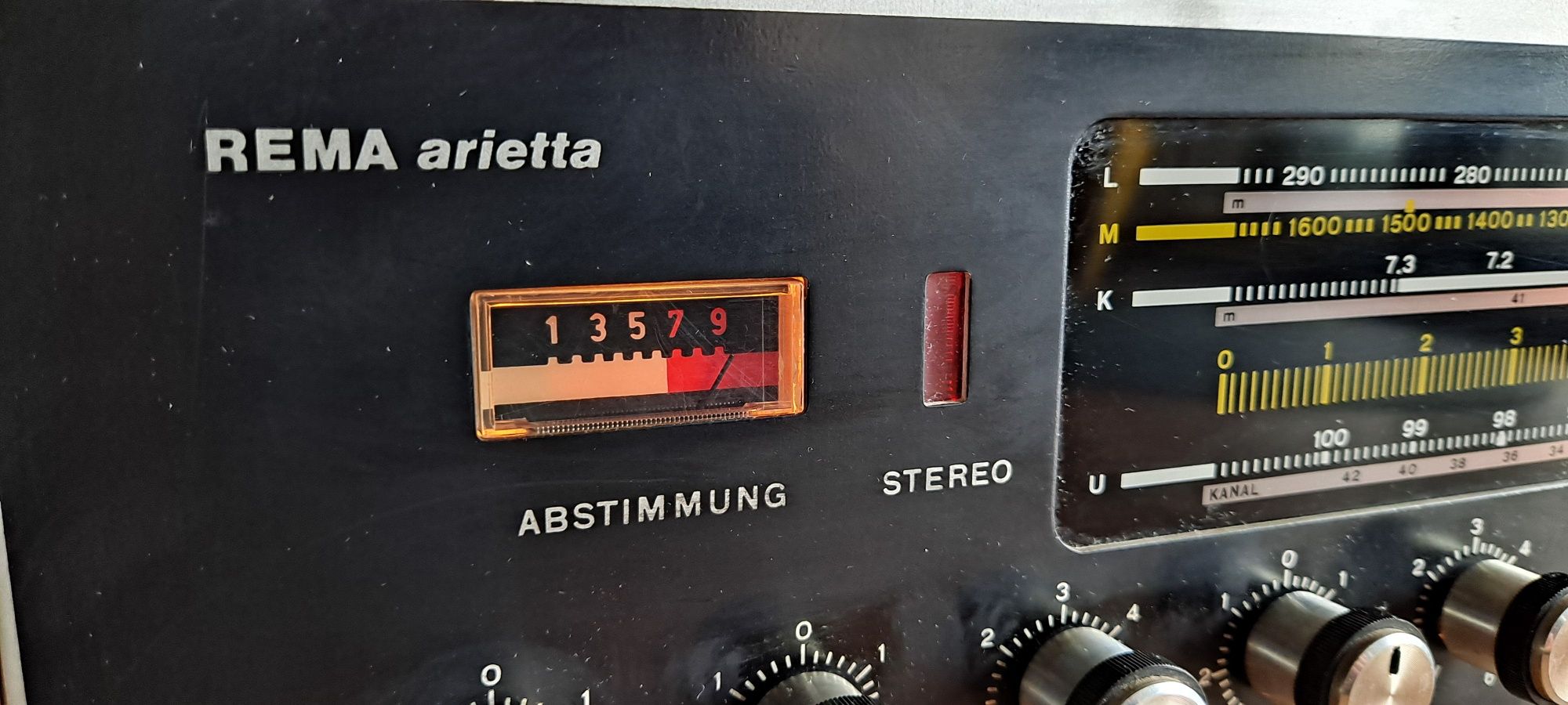 Rema Arietta stare radio loft stan idealny sprawne wenge 60-70 lata