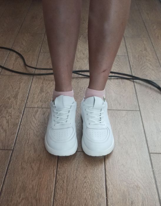 Анатомічні шкіряні кеди, кросівки на широку ногу розмір 42, 43