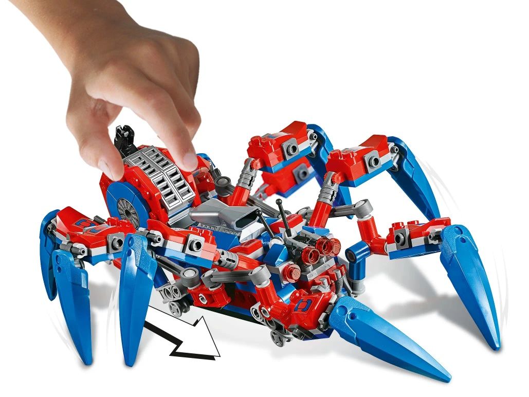 Lego Marvel "A aranha robô do homem aranha" do set 76114