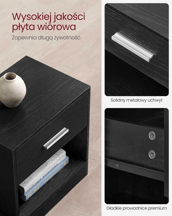 Nowy stolik nocny / 2szt / stoliczek / półka / szafeczka / 6835!