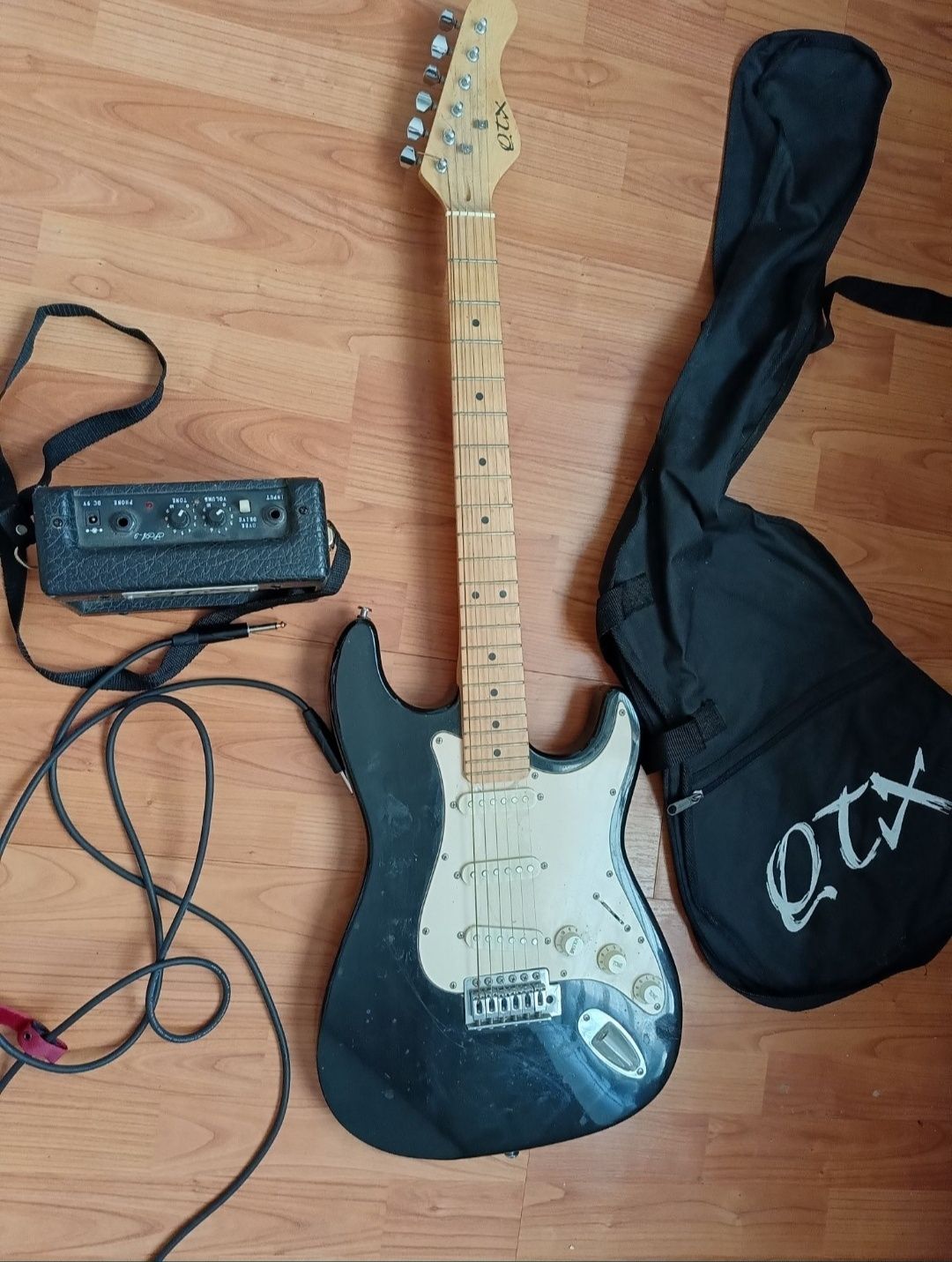 Gitara pokrowiec minipiecyk