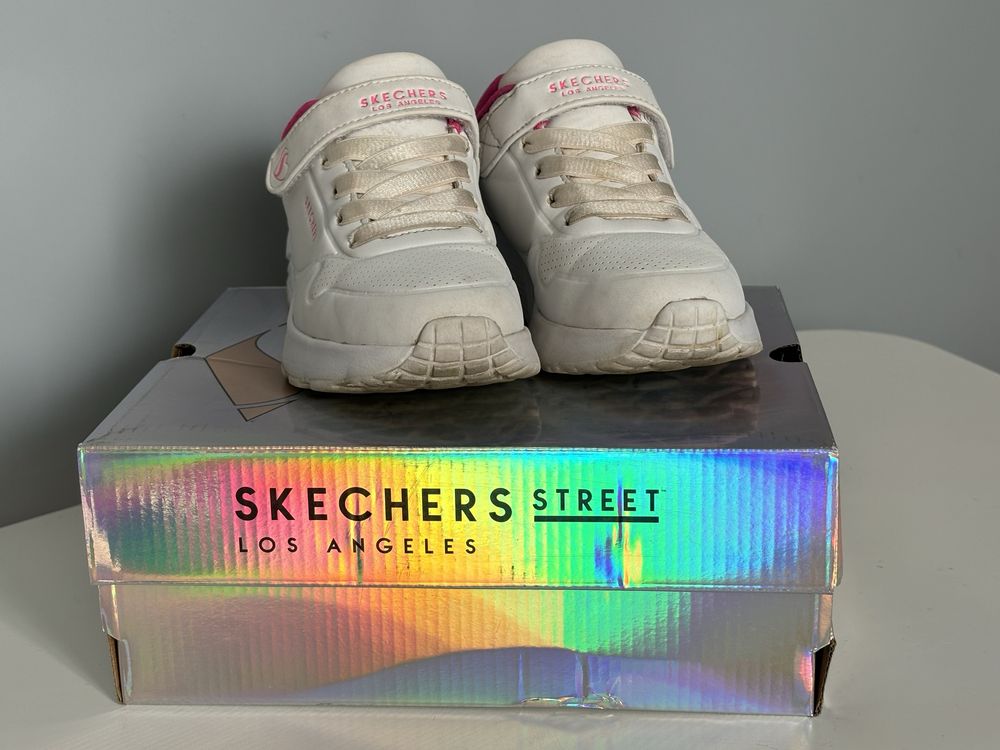 Sneakersy Skechers Uno Lite 310451L/WHP Biały