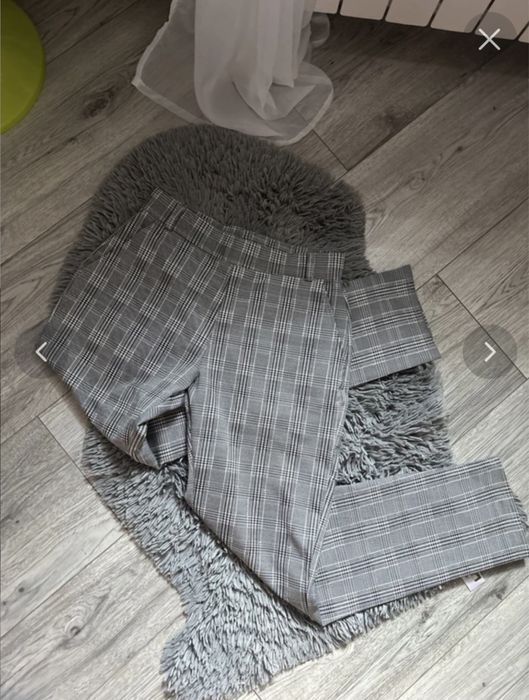 Spodnie krata Sinsay