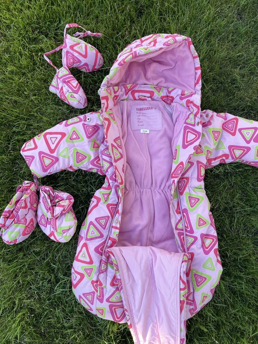 Зимові комбінезони-трансформери від народження Baby Line р. 74,80