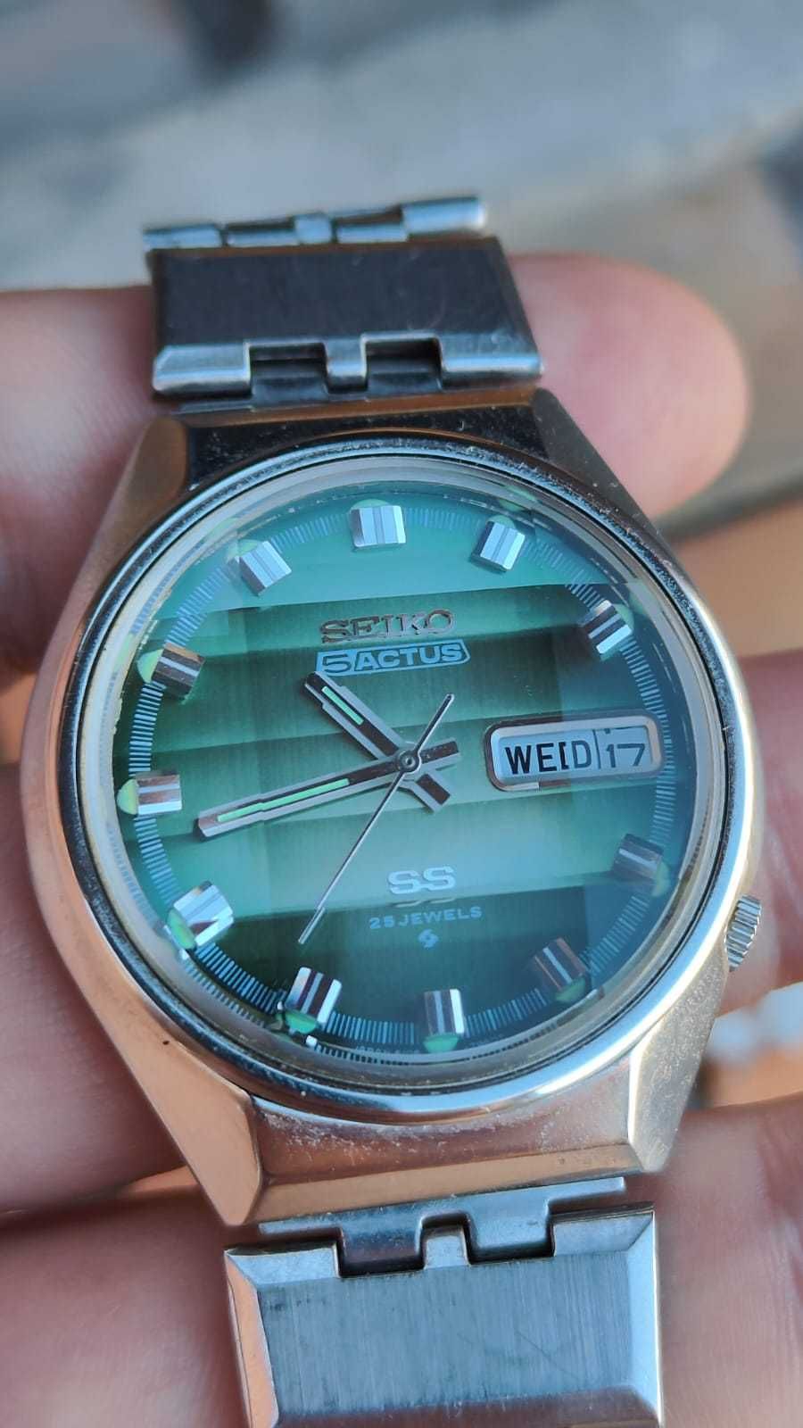 Vintage Seiko 1974 rok automat piekne