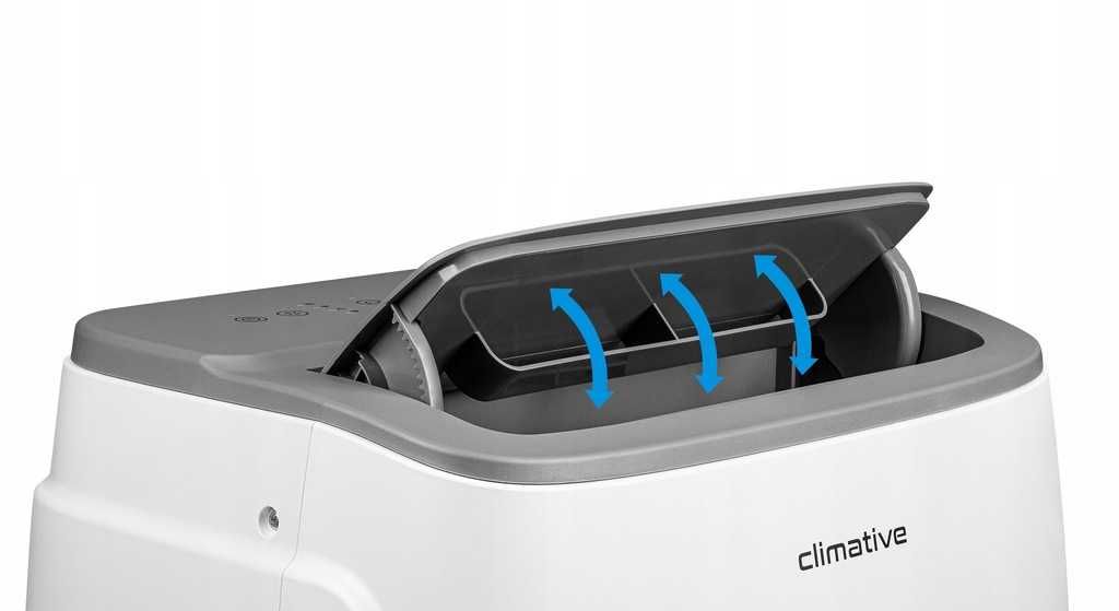Klimatyzator przenośny CLIMATIVE JET WiFi 4,1kW 3w1 cichy osuszacz 32L
