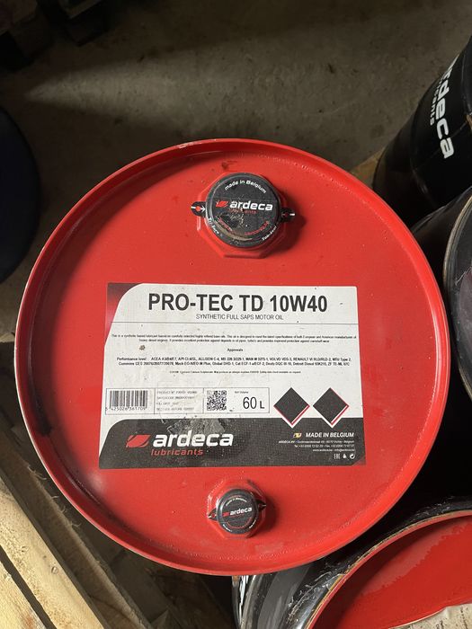 Масло грузовое Ardeca PRO-TEC TD 10w40 60л Tir Daf Man Volvo MB Jd