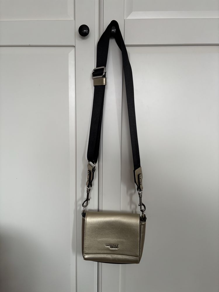 Torebka trussardi jeans złota