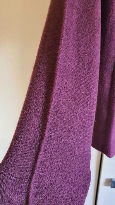 Sweter burgund śliwka oversize NOWY z metką