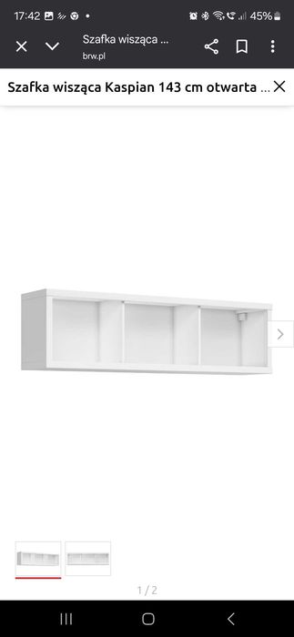 Meble białe Kaspian BRW