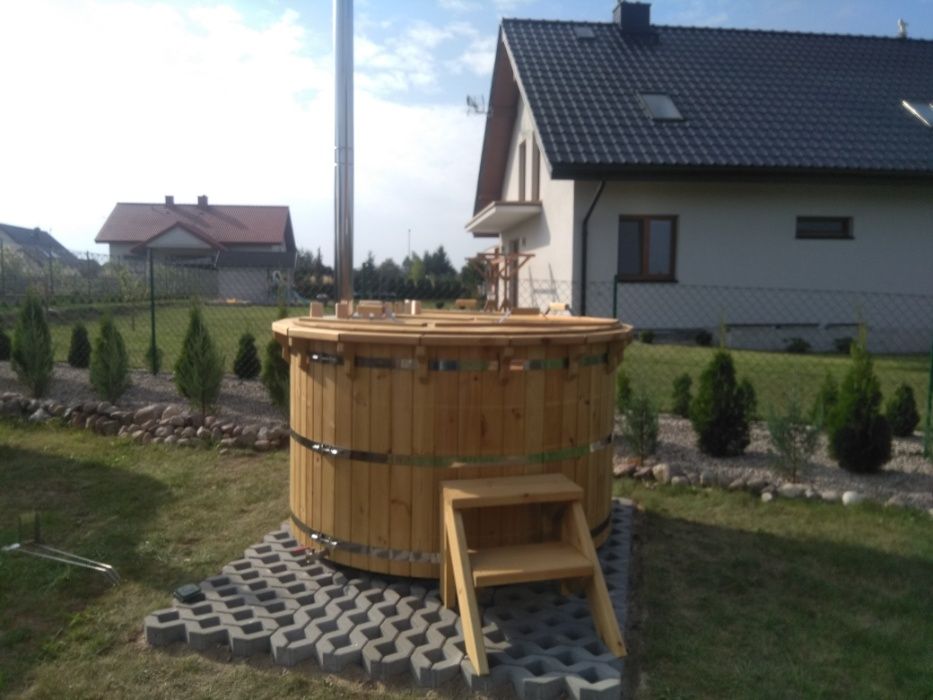 Beczka Kąpielowa Typu Premium Balia Ogrodowa Sauna Beczka Bania Ruska