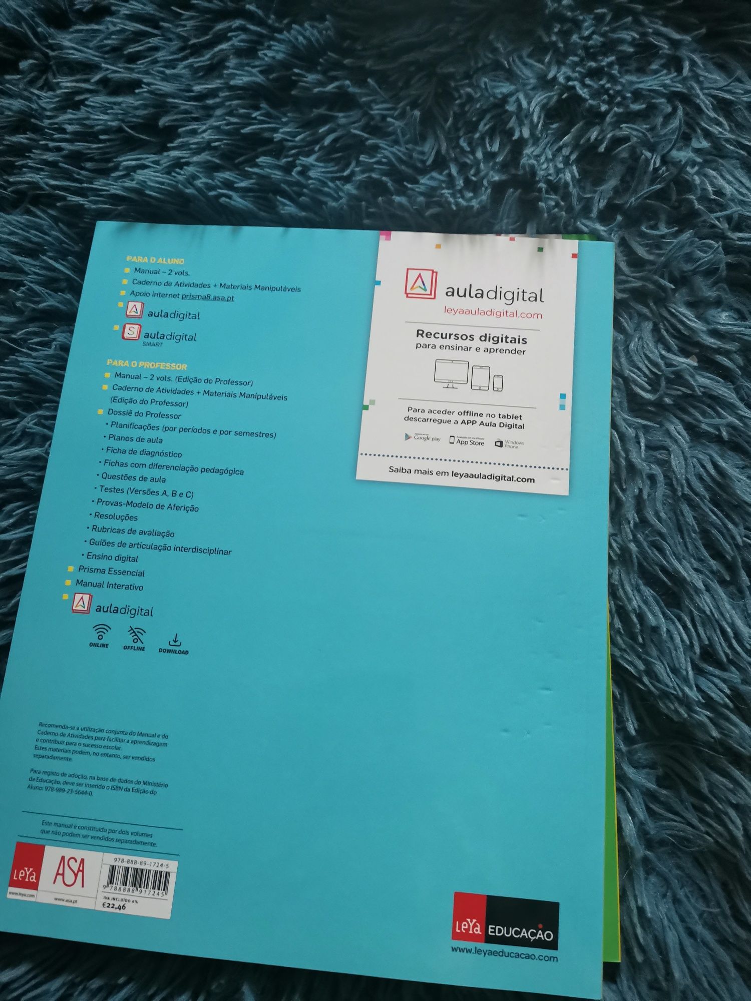 Manual 1 e 2 novos de Matemática 8° ano - Prisma 8