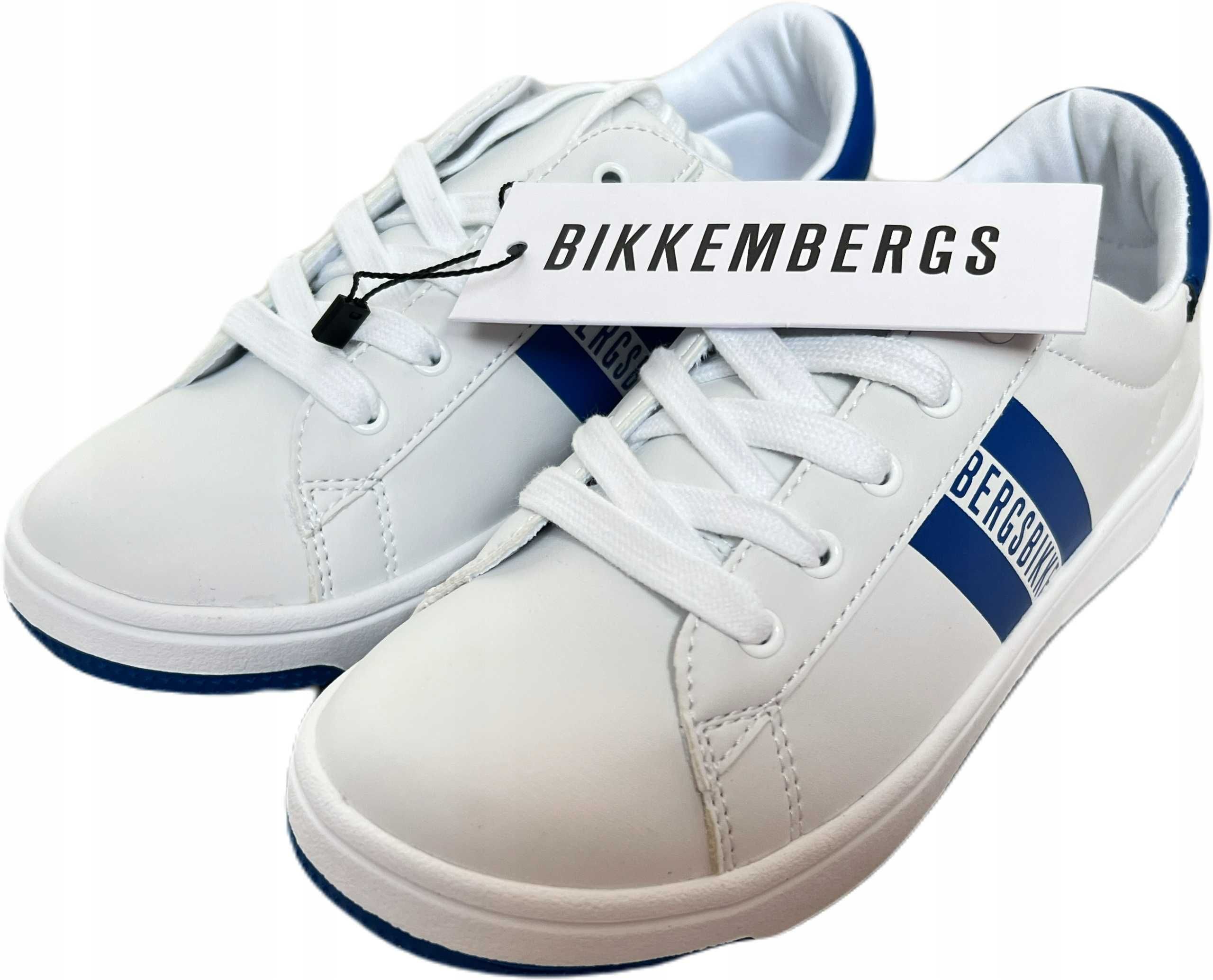 Buty dzięcięce Bikkembergs K3B4 White Royal Sneakers R:32