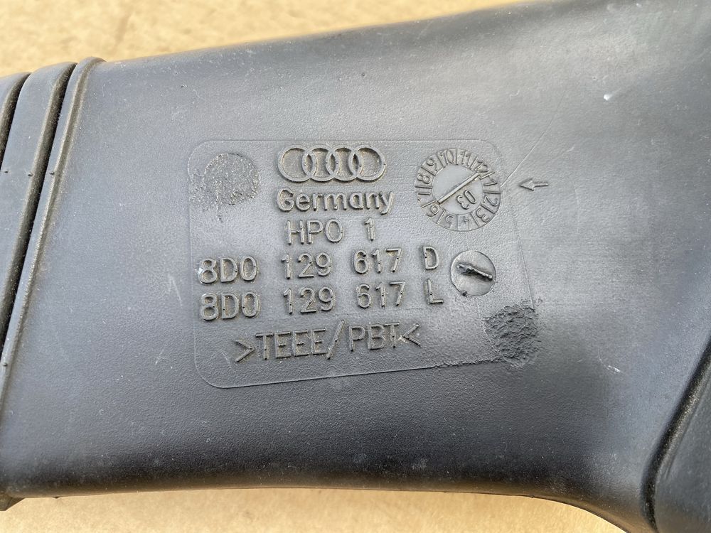 Audi a6c5 a6 c5 2.7 biturbo rura dolot powietrza