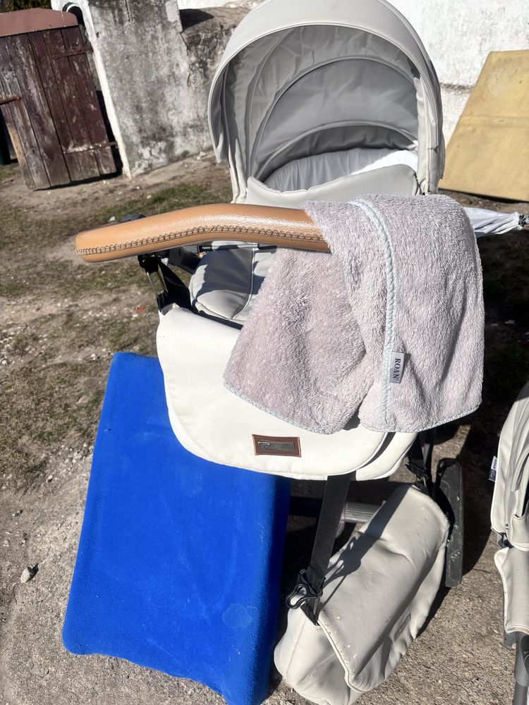 Sprzedam wózek 4w1 roan bass EcoSkóra