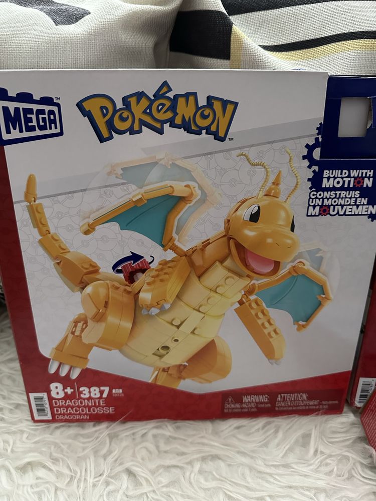 Zestaw Mega pokemon zestaw dragonite zubat piplup pikachu