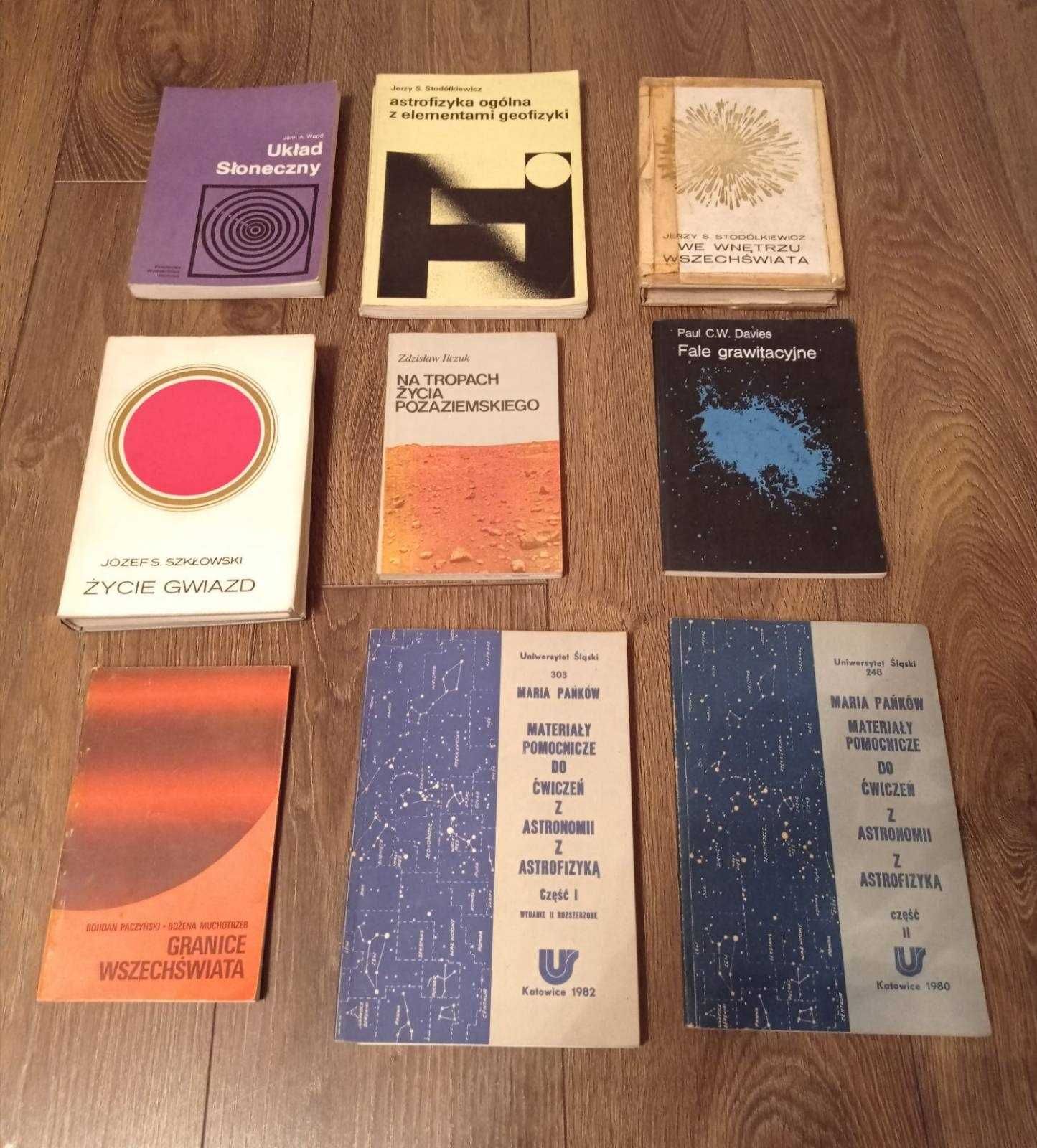 Książki naukowe, popularnonaukowe o astronomii, astrofizyce, kosmosie
