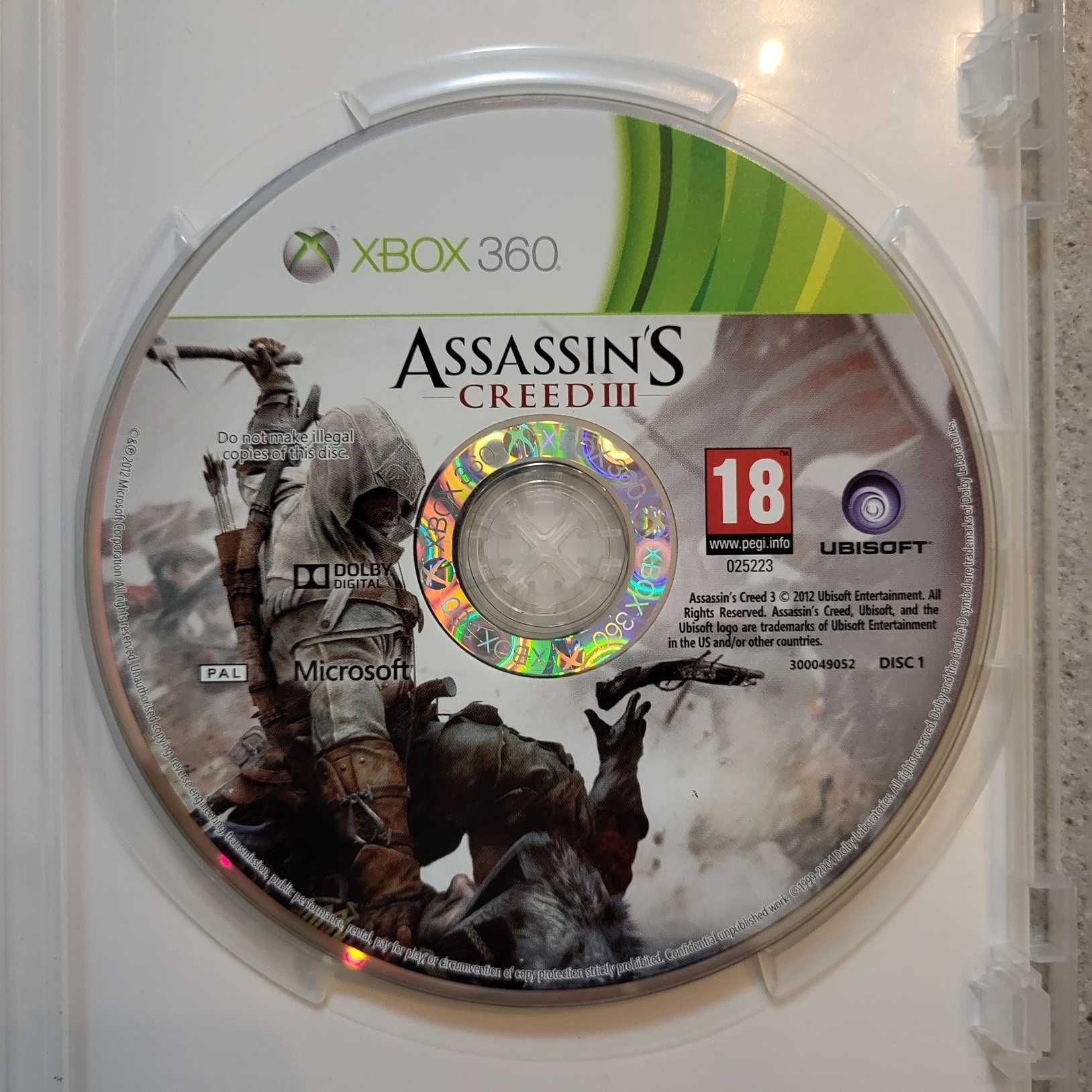 Assassin's Creed III Xbox 360
