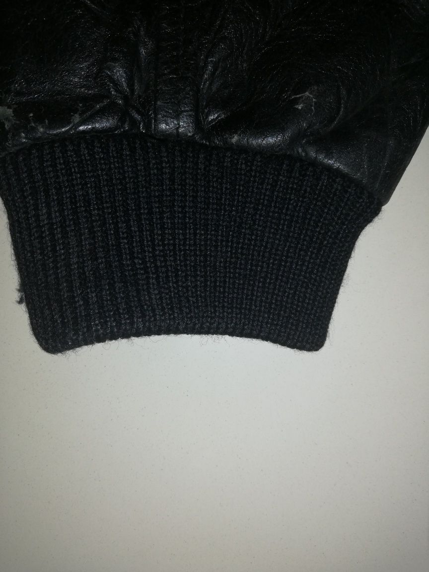 Blusão de pele vintage Hugo Boss T-L