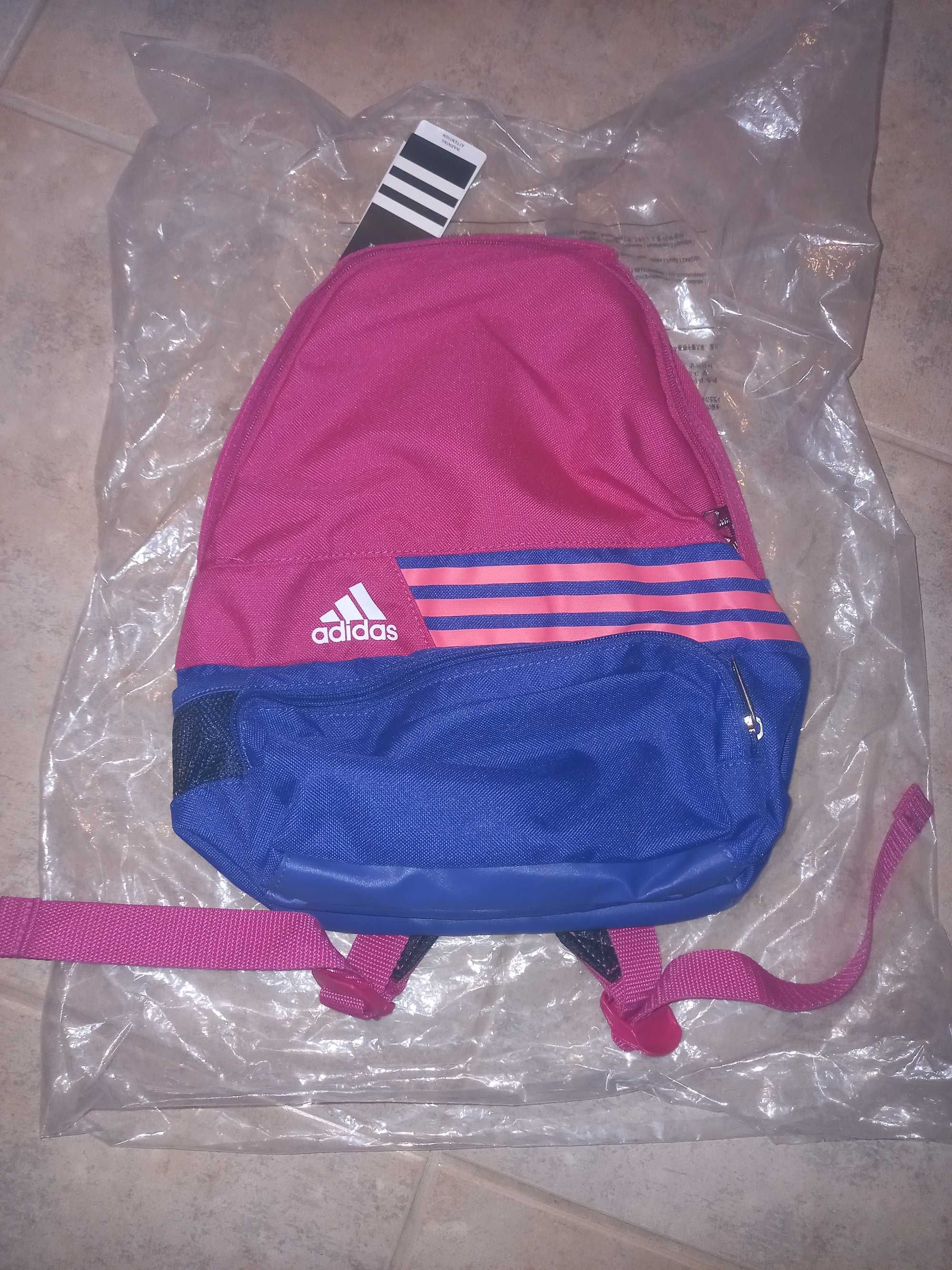 Plecak Adidas fiolet-róż  NOWY