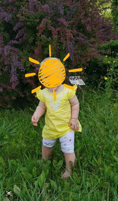 Вишиванка на дівчинку, на рік.