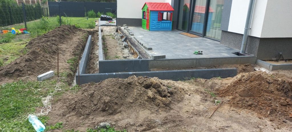 Usługi brukarskie, zakladanie trawników