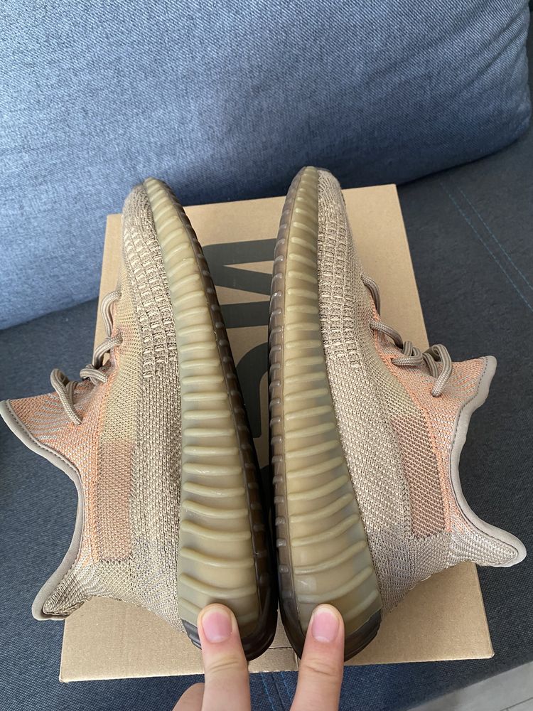 Adidas Yeezy Boost 350 V2 Sand Taupe Eliada buty niskie brązowe 42