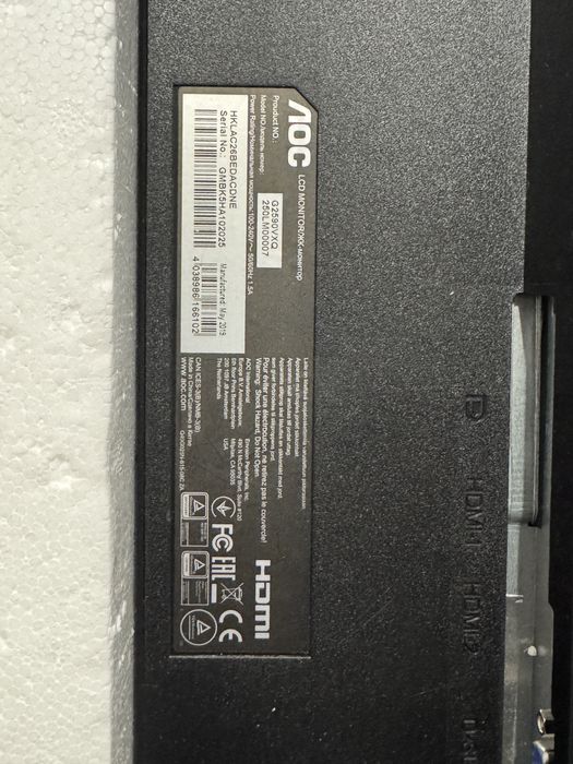 Монітор, monitor, ігровий AОС LCD ЖК