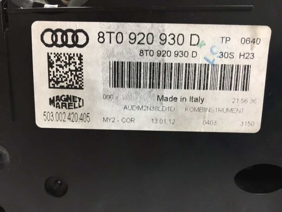 Audi A5 Quadrante km