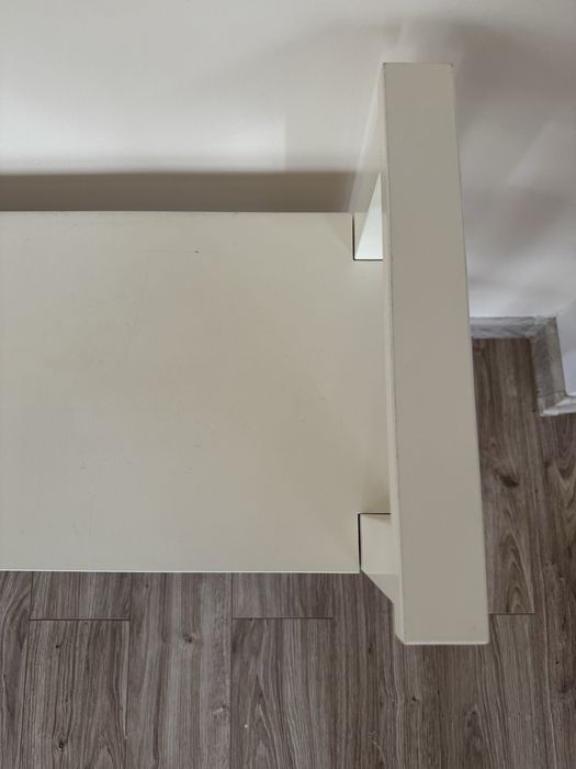 Stojak na buty IKEA HEMNES. Biały/czarny. Lite drewno