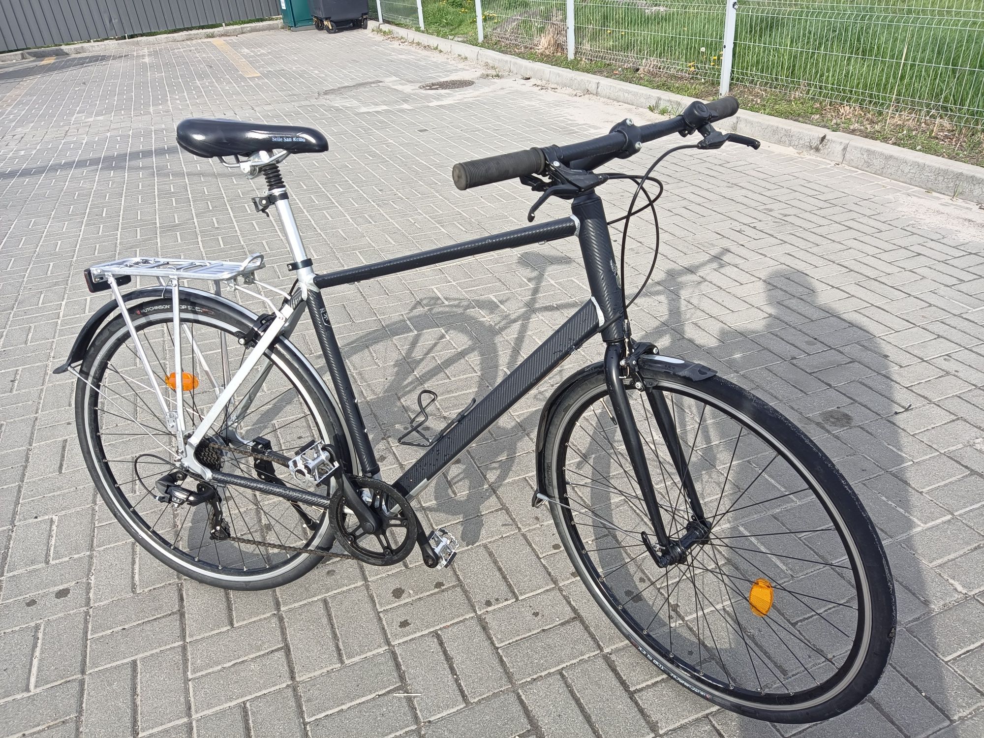 Велосипед MB алюмінієвий сплав і багажник алюмінієвий