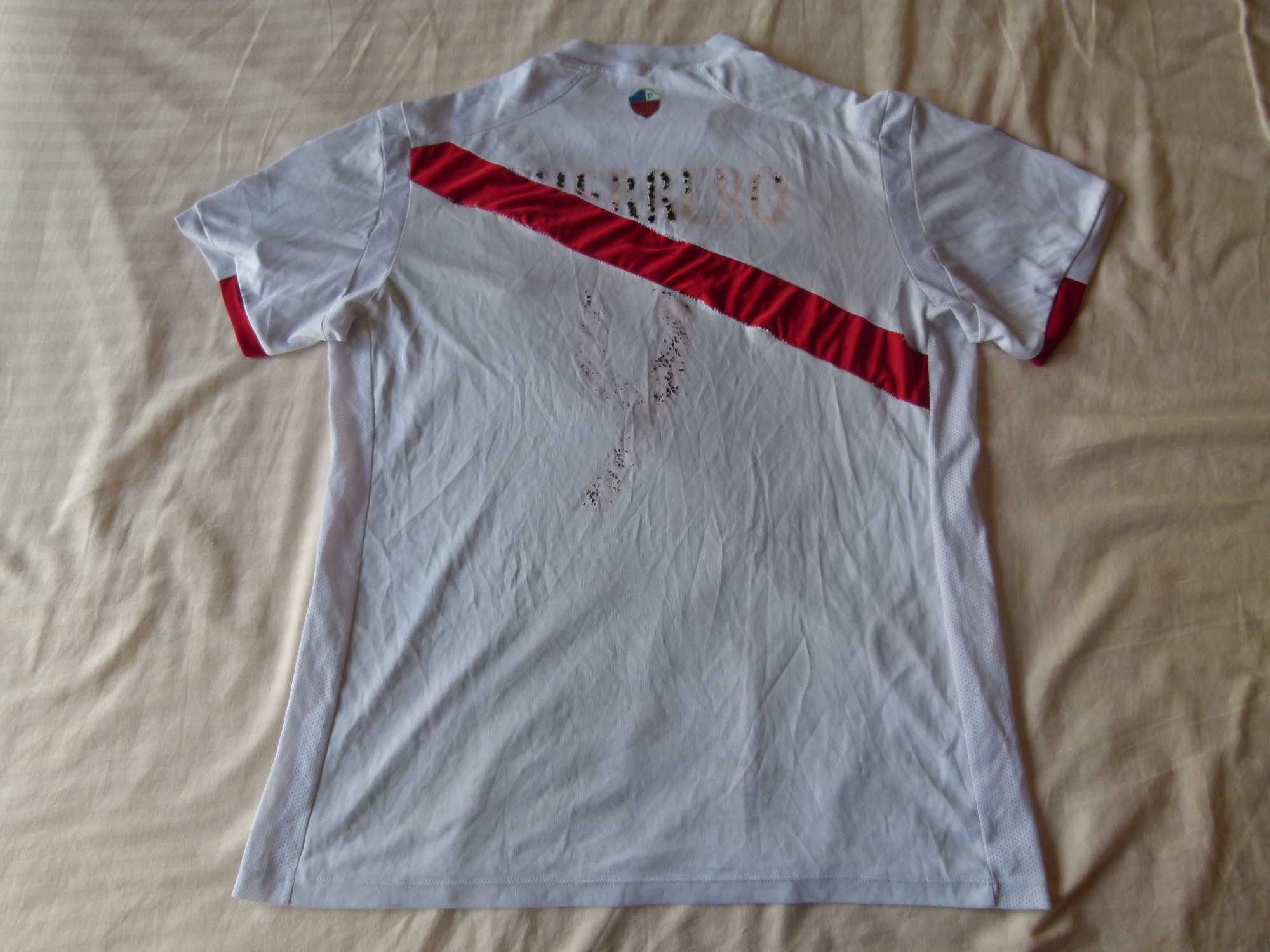 Camisola futebol do Peru usada tam L